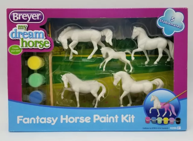 Breyer My Dream Horse FANTASY HORSE PAINT KIT #4206 5 Stablemates Brand New Seal 2