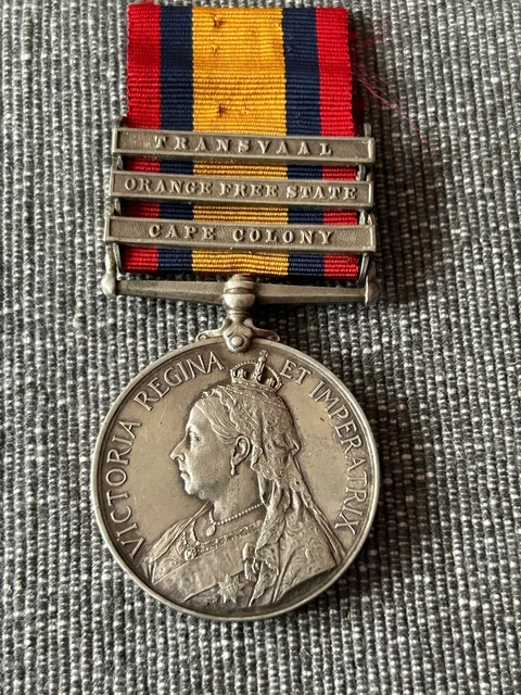 BRITISH WW1 VICTORIAN Boer QSA South Africa Medal Appleton RGA £130.00 ...