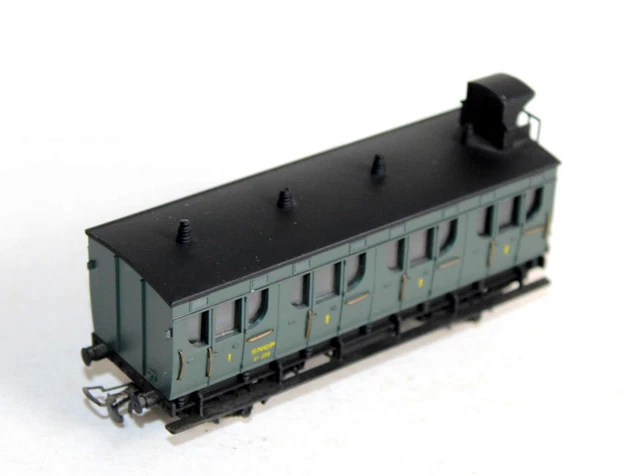 MMM RG HO - Fourgon chauffe 2 essieux vert EST SNCF 5160 EUR 59,00 - FR