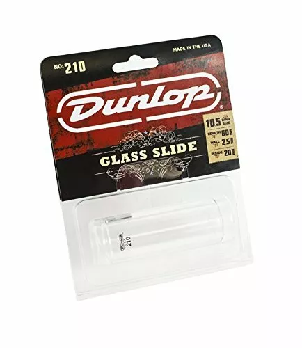 Jim Dunlop JD-210 Tempered Glass Guitar Slide Medium Wall 2
