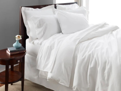 1888 Mills Oasis White Duvet Cover Queen Size - Customer Return Clearance