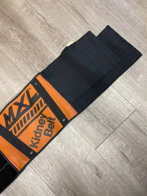 Vintage MXL kidney belt/leather/ motocross/ rare retro