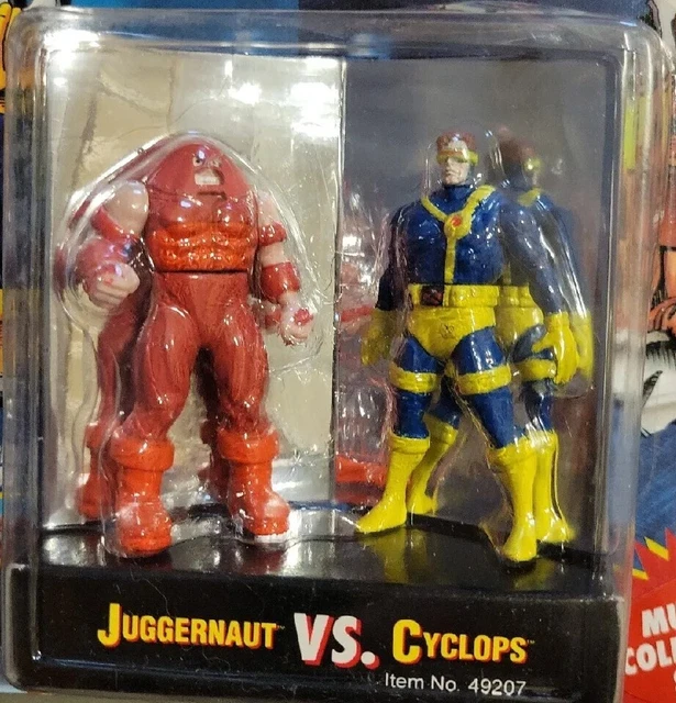 1994 Toybiz Marvel X-Men Steel Mutants Juggernaut Vs Cyclops Moc 3