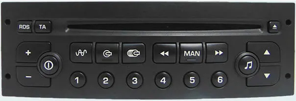 Peugeot 307 Autoradio CD Player Peugeot RD3 Radio + KOSTENLOSER VIN Code und Schlüssel 2