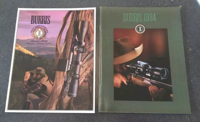 Burris Optics Catalogues: 1994 & 1996 25th Anniversary