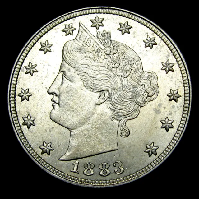 1883 Liberty V Nickel ---- Gem BU Condition Stunning Coin ---- #VF447