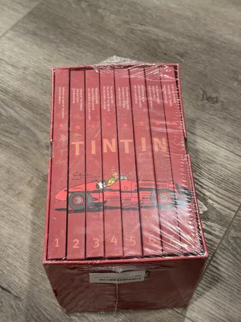 New:The Complete Adventures of Tintin Collection 8 Books Box Set by Hedge