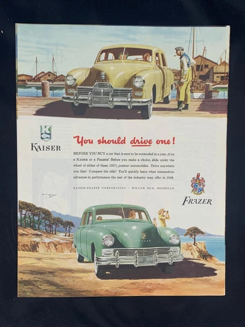 Magazine Ad* - 1947 - Kaiser-Frazer - (#1)