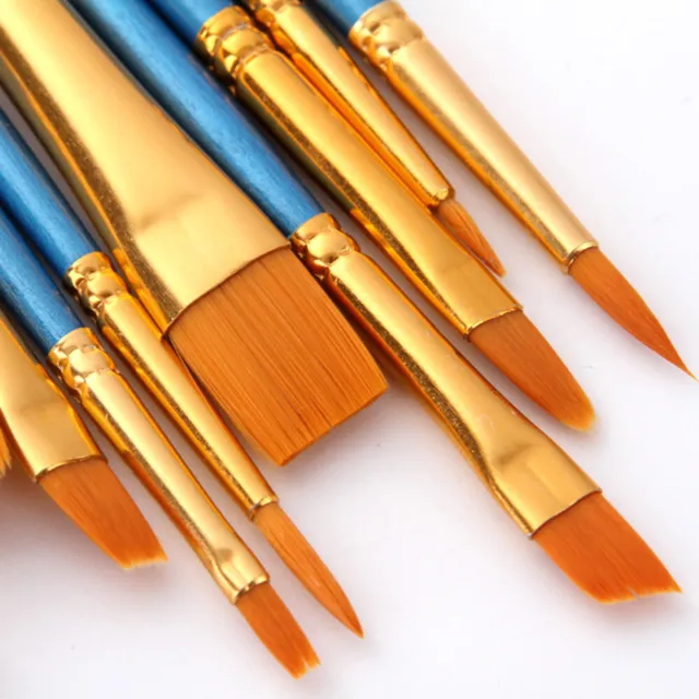 1 set di 10 pennelli per pittura Set di pennelli premium per pennelli per adulti 11