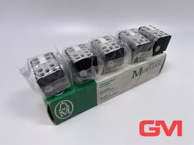 VPE 5x Moeller Hilfsschalterbaustein 31 DIL E auxiliary contact module 3NO+1NC 3