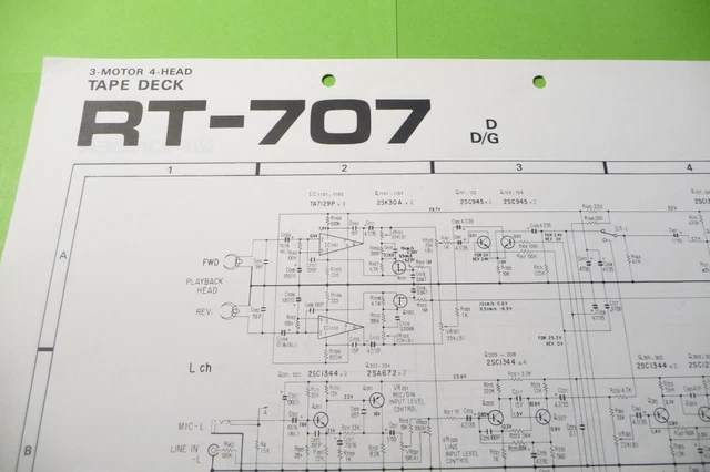 Scheme for Pioneer RT-707, Original