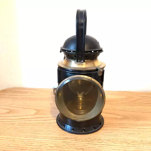 GWR Dome Top 3 Aspect Signal Lamp / Lantern - Tebladon & Son Ltd B'ham 1942 GWR Dome Top 3 Aspect Signal Lamp / Lantern - Tebladon & Son Ltd B'ham 1942