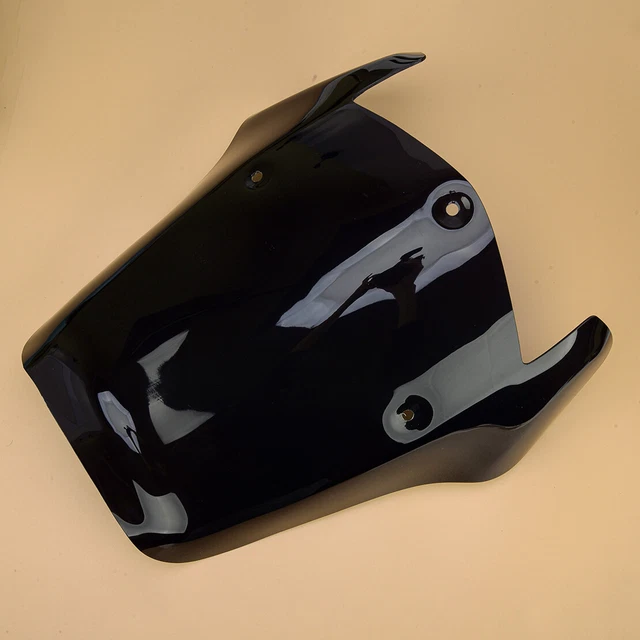 Pare-brise Universel Pour Phare Rond 5-7 Pouces – Moto Custom, Rétro – Noir – Protection Vent Et Insectes