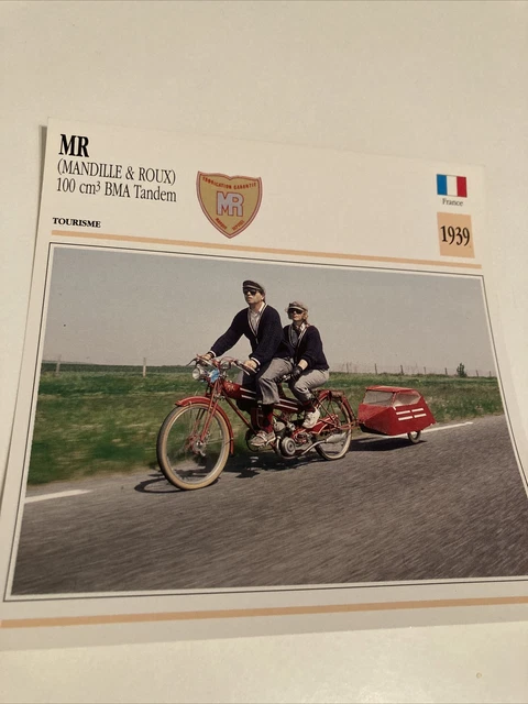 CARTE FICHE MOTO collection ATLAS ABC 125 CM3 SKOOTAMOTA EUR 2,00