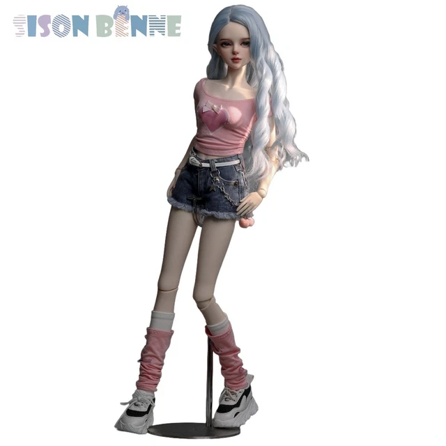 Poupées Bjd 30cm Poupée Anime Ensemble Complet 1/6 Bjd 23 Corps Articulé avec Jupe Chapeau Coiffe Filles Habiller Jouets DIY Reborn Kawaii