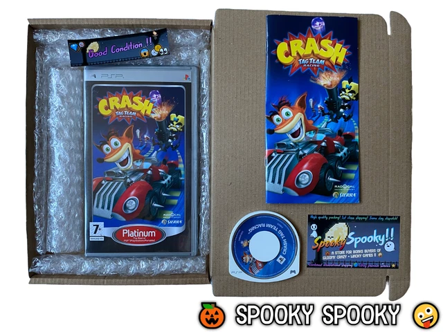 CRASH TAG TEAM Racing PSP Platinum - UK PAL GC CIB - High Quality ...