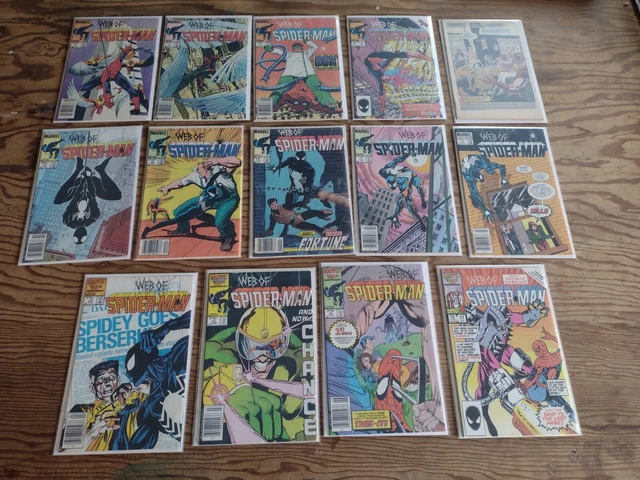 Web of Spiderman Marvel Comics Lot #2 3 5 6 7 8 9 10 11 12 13 15 16 17 VF/NM