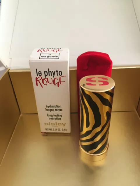 Neuf rouge à lèvres Le phyto rouge de Sisley rose granada 3