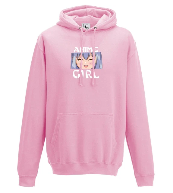 Anime girl hoodie Japanese anime girls teen kids gift all sizes adults & kids