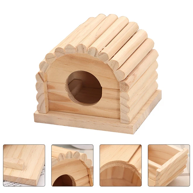 1Pc Guinea Pig ladder house chinchilla climbing platform Holz Hamster Hedgeh