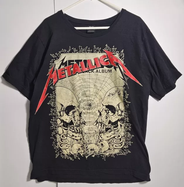 Metallica "Birth School"  T Shirt Men's Size XL Black Free Postage