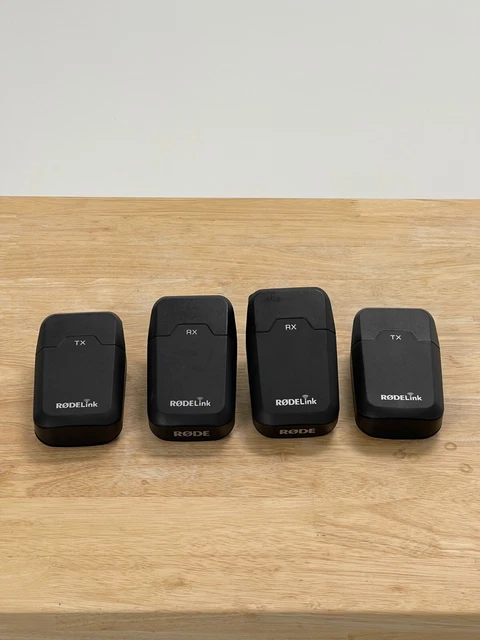 2x Rode Link Filmmaker Kit Digital Wireless Lavalier Microphone System - no mics