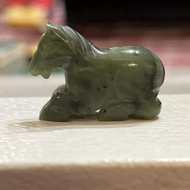 Nephrite Jade horse carving