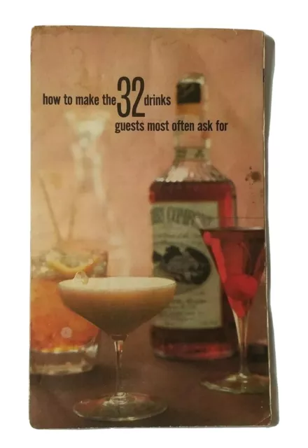 Redbook How to Make the 32 Drinks Guests Most Often Ask For Booklet 1958 PR