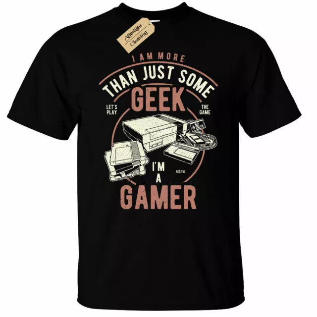 Geek Gamer T-Shirt Mens funny computer nerd pc ps xbox console game gift