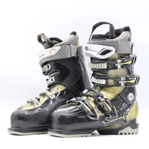SALOMON SKI BOOTS Womens 25 Black Divine RS 8 Performance