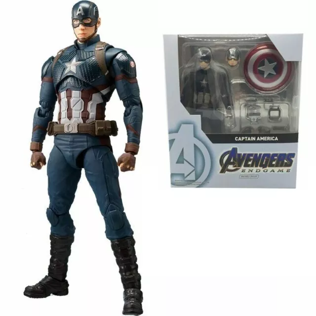 Avengers: Endgame Shf Captain America 2 Figure  Model Ornaments Toy