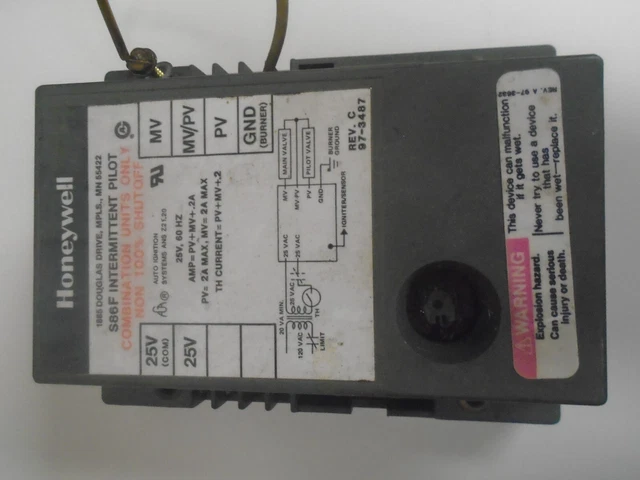 HONEYWELL S8610U3009 Intermittent Pilot Control-S8610U3009-n