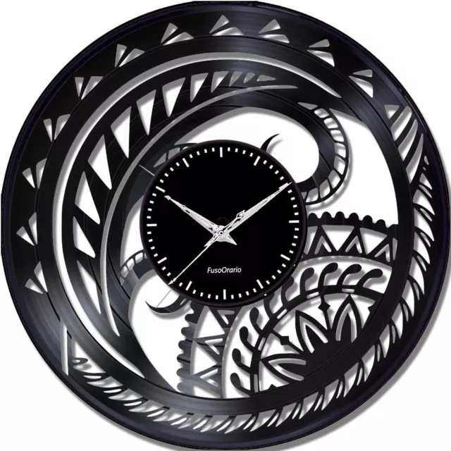 Orologio disco vinile clock orologio da parete   a tema  mandala astratto