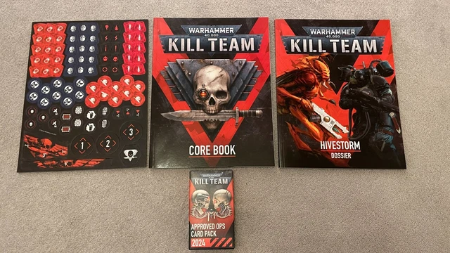 WARHAMMER 40K KILL Team 2024 Core book/Hivestorm Dossier/Tokens/Ops ...