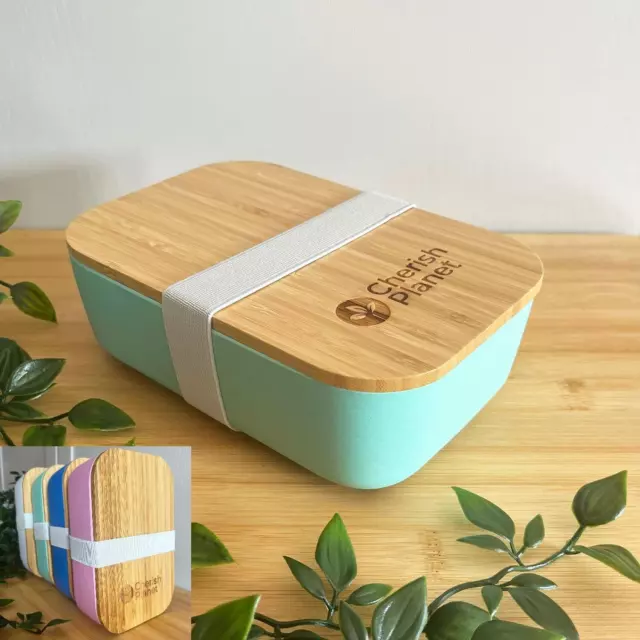 Eco Bambú & Trigo Fibra Almuerzo / Bento Caja