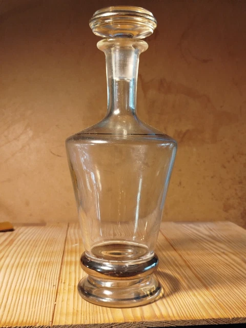 ANCIENNE CARAFE EN Verre Emaille Avec 2 Petits Verres A Anse EUR 15,00