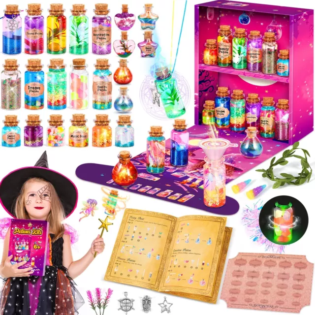 Pociones Magicas Niñas - Kit De Manualidades para Niña 6 7 8 9 10 11 12 Años - F