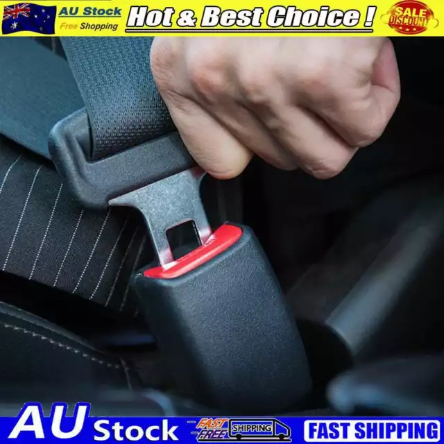 Car Seat Belt Lock Seatbelt Buckle Socket Plug Connector with Warning Cables