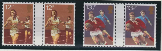 GB 1980 Sport Centenaries - Gutter pairs MNH