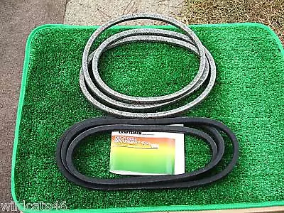 Craftsman 48" Genuine Oem Belts (2) 174368 180808 Poulan Husqvarna Free S&H