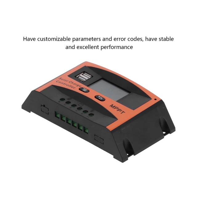 SOLAR CONTROLLER PANEL Battery Photovoltaic MPPT Regulator 12V/24V 30A ...