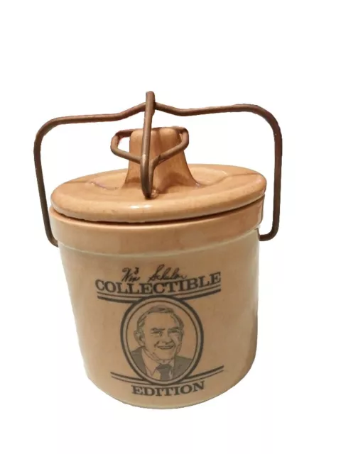 Vintage Win Schuler Stoneware Cheese Crock (Missing Seal)