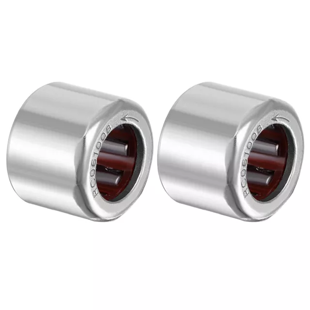 RC061008 Needle Roller Bearing One Way Bearing 3/8" Bore 5/8" OD 1/2" Width 2pcs