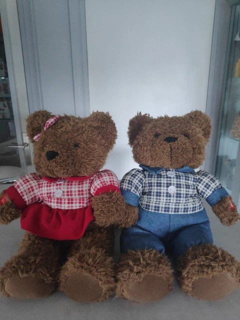 Lot De 3 Peluches Vintage Les Tinours – La Balade En Forêt (état D'occasion)