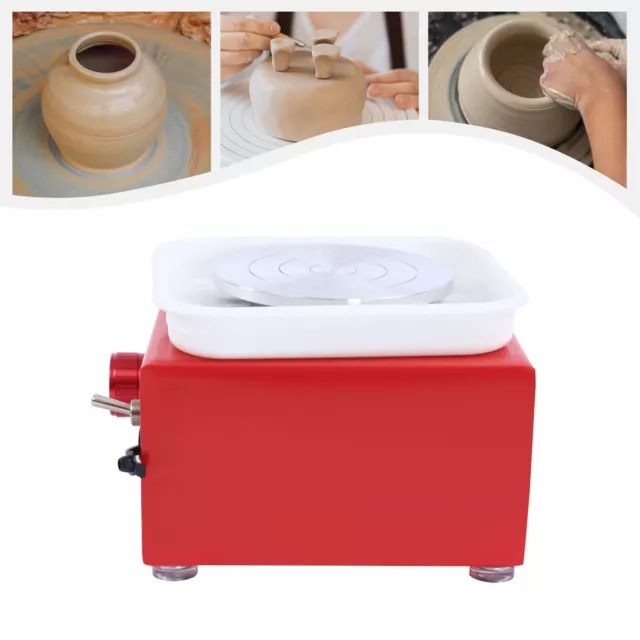 Yofuly Mini Pottery Wheel, USB Pottery Machine with 6 Pottery Shaping Tools, 2000 RPM Pottery Wheel Mini Clay Making Pottery