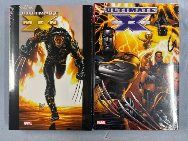 MARVEL Comics ULTIMATE X-MEN OMNIBUS Vol #1 & 2 DM Hard Cover Global Ship $250