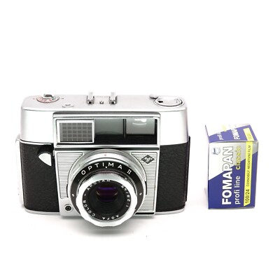 fotocamera con obiettivo 45mm 2,8 zg6395 Agfa OPTIMA Ia mirino analogica 
