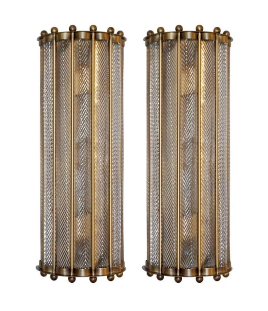 Lot de 2 appliques murales LED d'extérieur/intérieur 8 W IP65 étanches