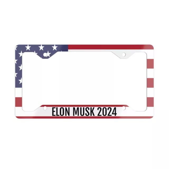 ELON MUSK 2024 License Plate Frame Vote Elon Musk President License