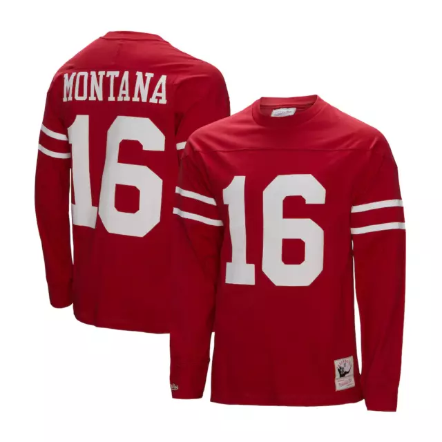 San Francisco 49ers Top (TAGLIA S) Uomo Micthell&ness Top - Montana 16 - Nuovo